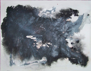 'Experimentelle Malerei IV', Acryl auf Lwd., 60x80 cm